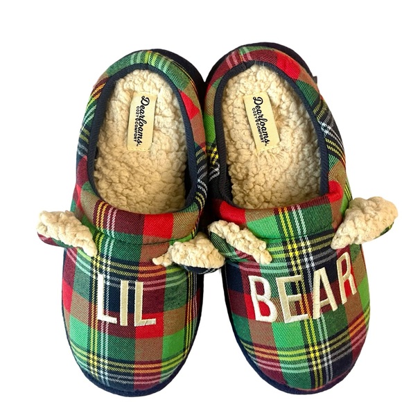 dearfoams Shoes - Dearfoams Cozy Comfort Family Bear Slippers Lil Bear Adult Unisex Sz7-8W, 5-6M